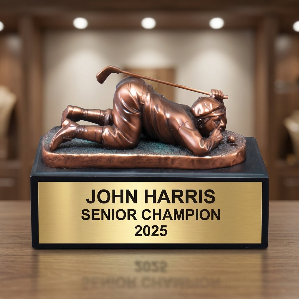 Personalized | Golf Award | Custom Engraved | Golf Trophy | Golfer Award | Engraved Golf | Custom Trophy | Club Champion - View 3