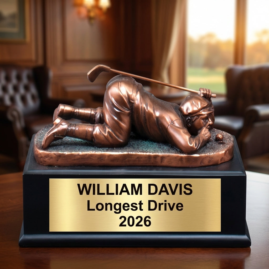 Personalized | Golf Award | Custom Engraved | Golf Trophy | Golfer Award | Engraved Golf | Custom Trophy | Club Champion - View 4