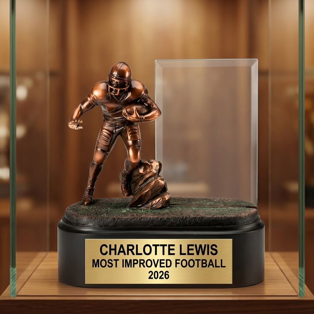 Personalized | Football Award | Custom Engraved | Football Trophy | Personalized Award | Engraved Gift | MVP Trophy | Championship - View 1