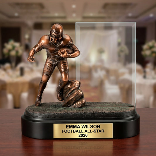 Personalized | Football Award | Custom Engraved | Football Trophy | Personalized Award | Engraved Gift | MVP Trophy | Championship - View 2