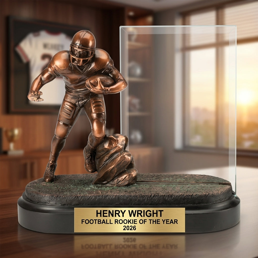 Personalized | Football Award | Custom Engraved | Football Trophy | Personalized Award | Engraved Gift | MVP Trophy | Championship - View 5