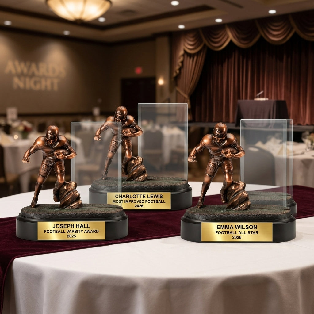 Personalized | Football Award | Custom Engraved | Football Trophy | Personalized Award | Engraved Gift | MVP Trophy | Championship - View 6
