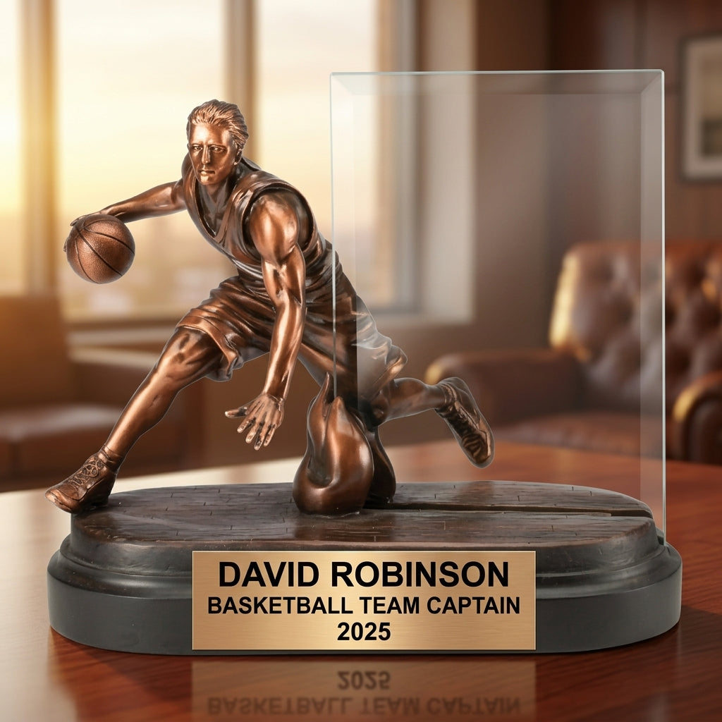 Basketball Award Trophy | Personalized | Custom Engraved | Championship | Basketball Gift | Team Trophy | Player Award - View 5