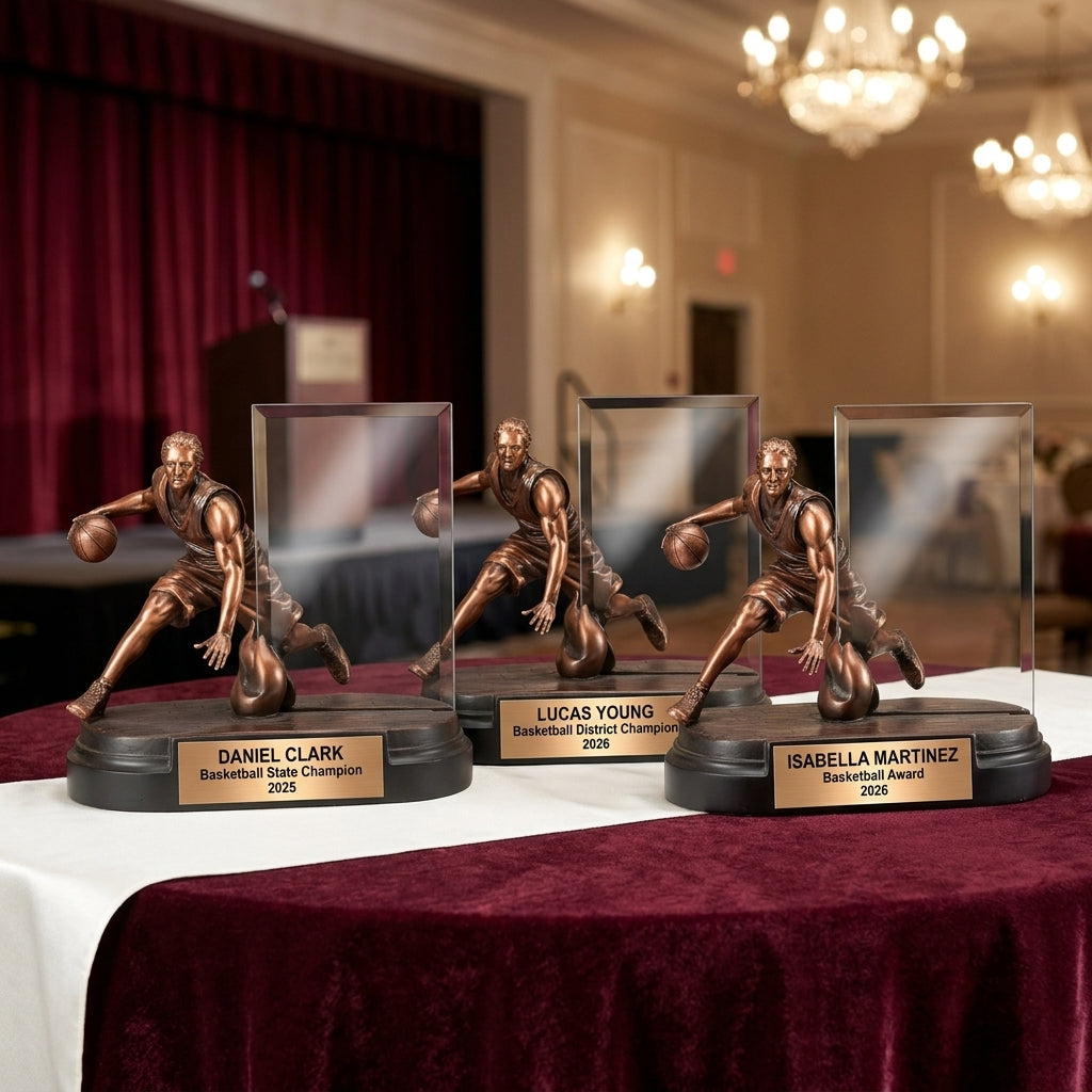 Basketball Award Trophy | Personalized | Custom Engraved | Championship | Basketball Gift | Team Trophy | Player Award - View 6