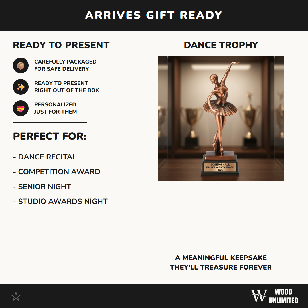 Dance Trophy Award | Personalized | Custom Engraved | Dance Recital Gift | Dance Competition Trophy | Personalized Dance Award