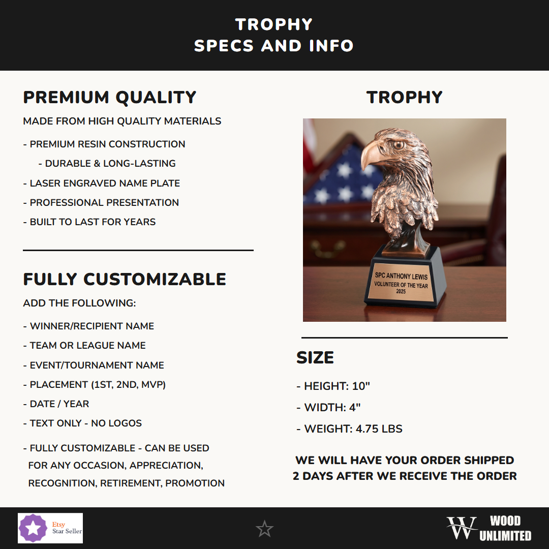 Victory Resin Award 10"