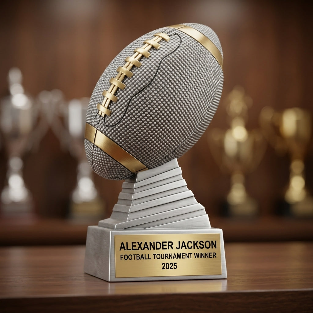 Personalized | Football Award | Custom Engraved | Football Trophy | Personalized Award | Team Captain | MVP Award | Championship - View 4