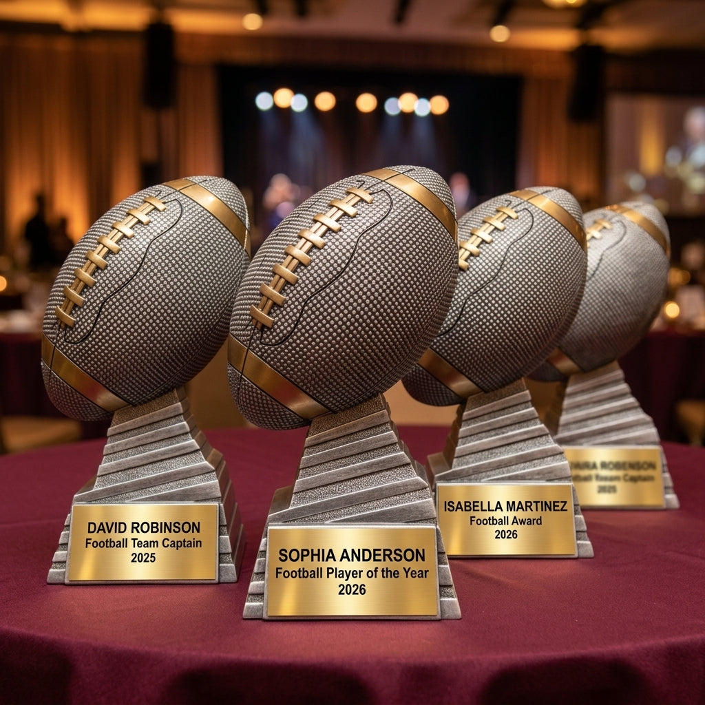 Personalized | Football Award | Custom Engraved | Football Trophy | Personalized Award | Team Captain | MVP Award | Championship - View 6