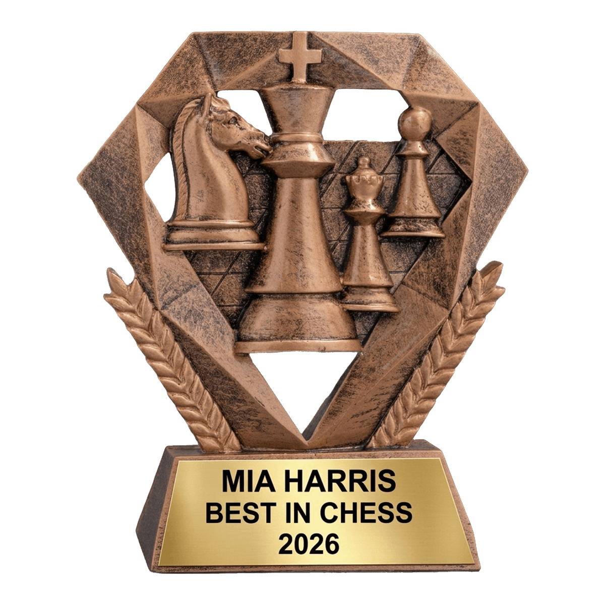 Personalized | Chess Award | Custom Engraved | Chess Trophy | Personalized Award | Tournament Winner | Club Champion | MVP Gift