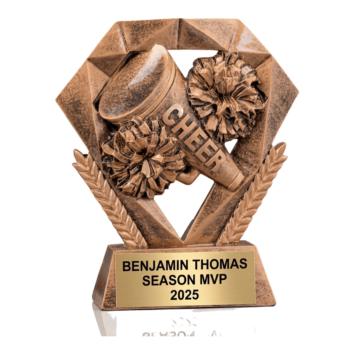 Personalized | Cheerleading Award | Custom Engraved | Cheer | Trophy | Award | Engraved | Team | Coach | MVP | Custom