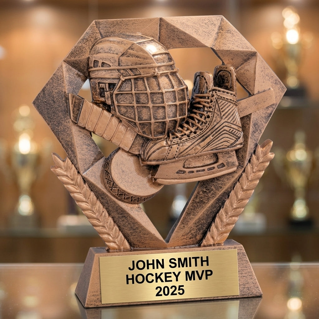 Personalized | Hockey Award | Custom Engraved | Hockey Trophy | Custom Award | Engraved Gift | MVP Trophy | Coach Gift | Team Award - View 1