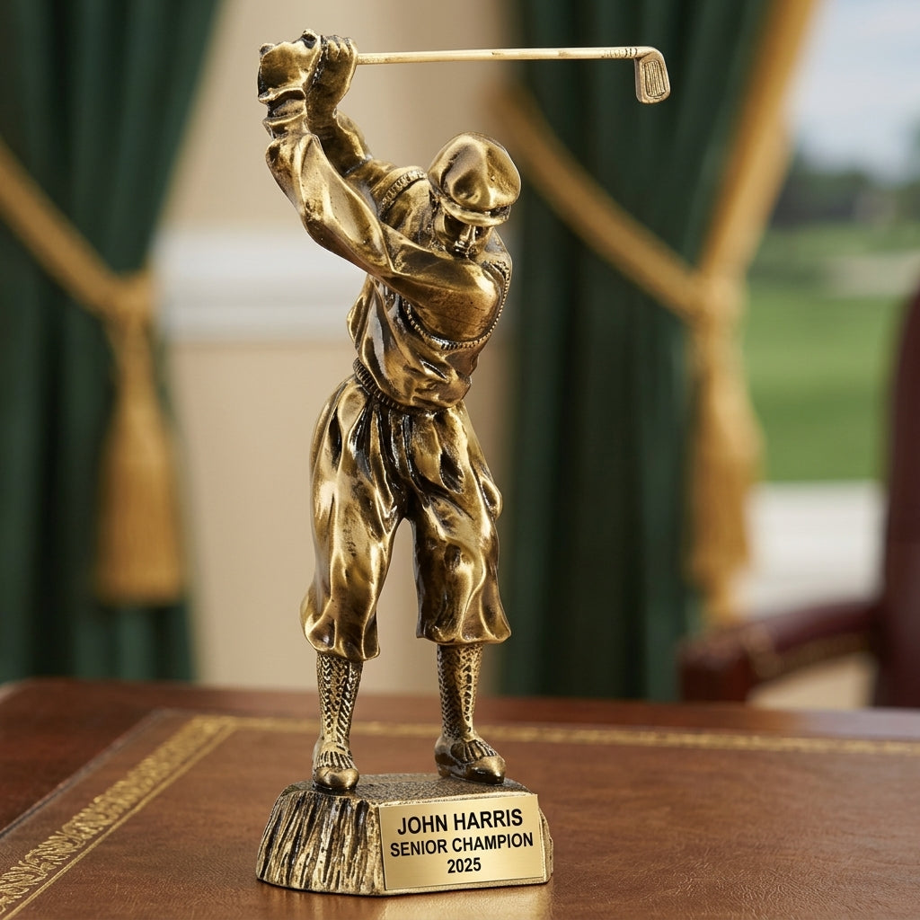 Personalized | Golf Award | Custom Engraved | Golf Trophy | Golfer Award | Engraved | Tournament | Longest Drive | Closest Pin - View 2