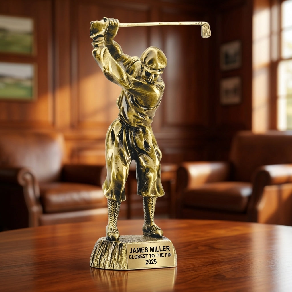 Personalized | Golf Award | Custom Engraved | Golf Trophy | Golfer Award | Engraved | Tournament | Longest Drive | Closest Pin - View 4