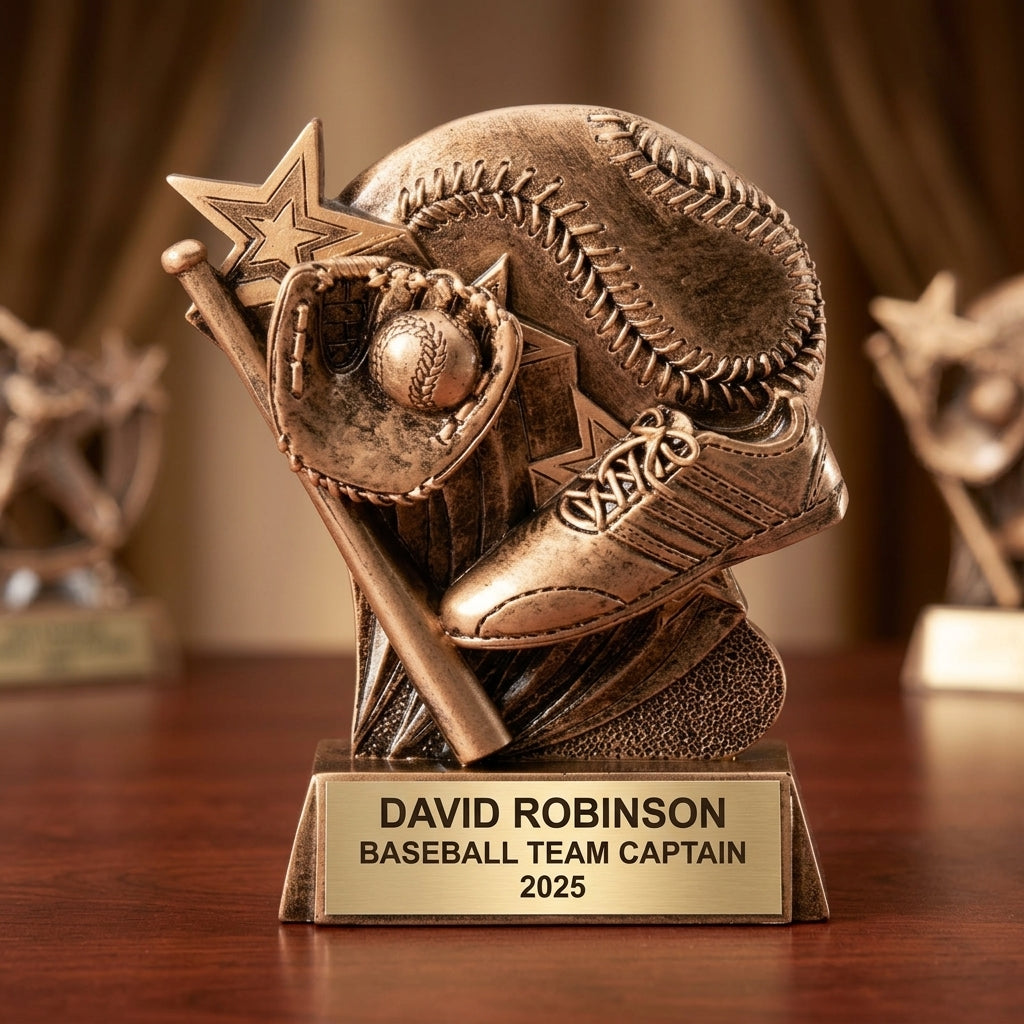 Baseball Trophy Award | Personalized | Custom Engraved | Baseball MVP Award | Team Trophy | Baseball Gift | Personalized Baseball Award - View 2