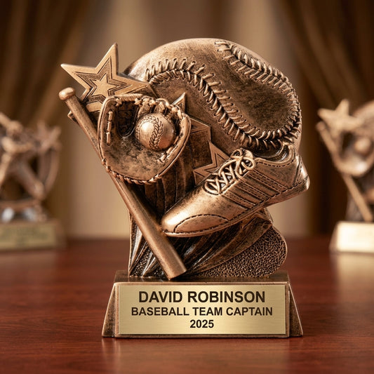 Baseball Trophy Award | Personalized | Custom Engraved | Baseball MVP Award | Team Trophy | Baseball Gift | Personalized Baseball Award - View 2