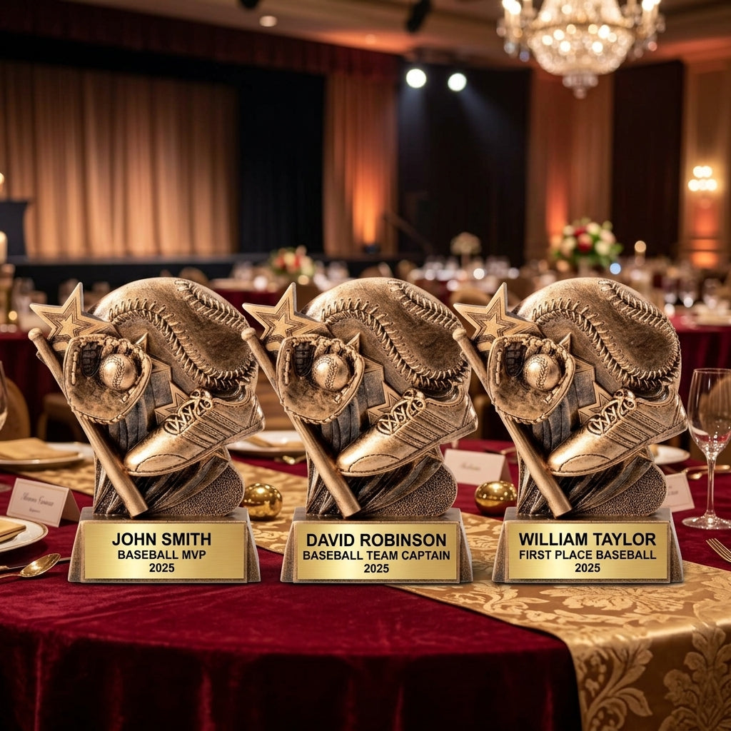 Baseball Trophy Award | Personalized | Custom Engraved | Baseball MVP Award | Team Trophy | Baseball Gift | Personalized Baseball Award - View 6