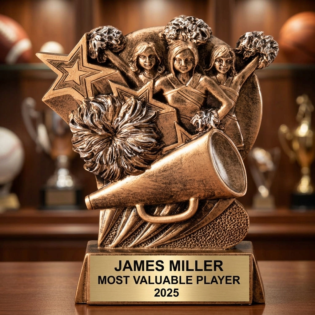 Cheer Award Trophy | Personalized | Custom Engraved | Cheerleading Gift | Team Awards | Cheer Coach Gift - View 1