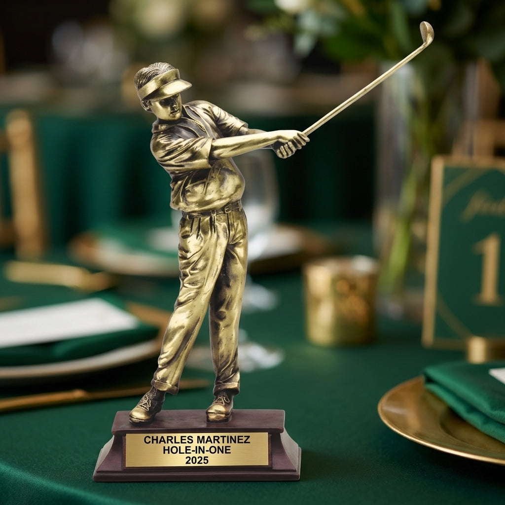 Personalized | Golf Award | Custom Engraved | Golf Trophy | Personalized Award | Female Golfer | Tournament Prize | Closest Pin - View 2