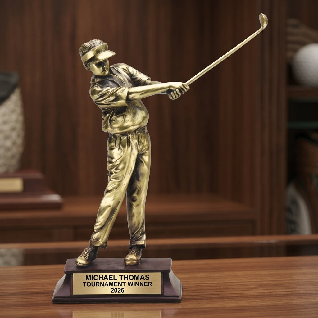 Personalized | Golf Award | Custom Engraved | Golf Trophy | Personalized Award | Female Golfer | Tournament Prize | Closest Pin - View 3