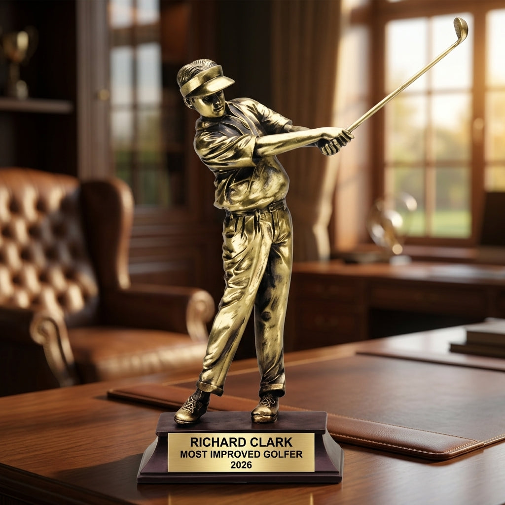 Personalized | Golf Award | Custom Engraved | Golf Trophy | Personalized Award | Female Golfer | Tournament Prize | Closest Pin - View 4