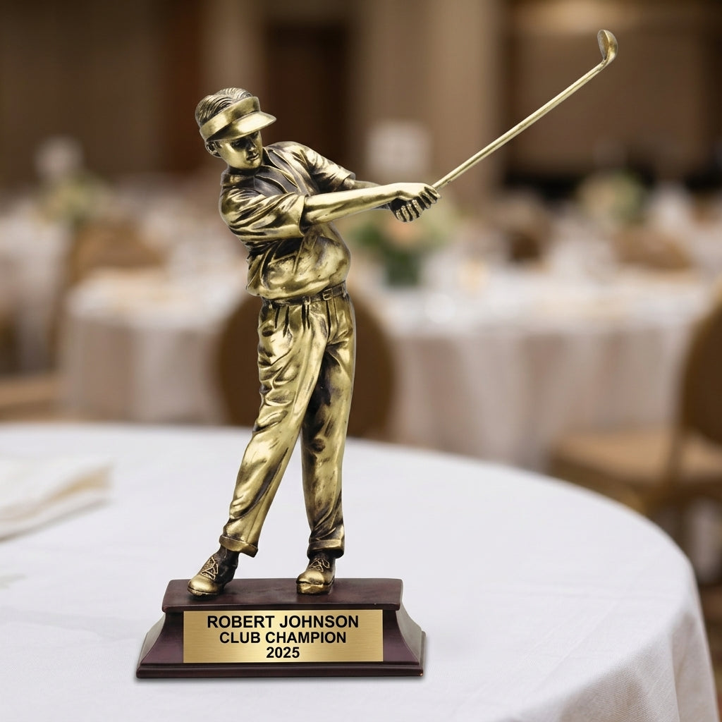 Personalized | Golf Award | Custom Engraved | Golf Trophy | Personalized Award | Female Golfer | Tournament Prize | Closest Pin - View 5