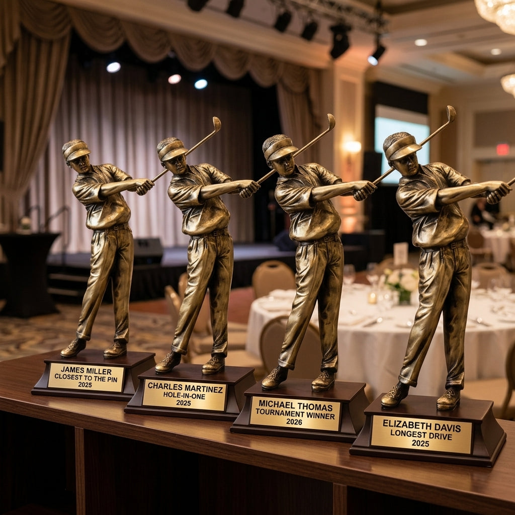 Personalized | Golf Award | Custom Engraved | Golf Trophy | Personalized Award | Female Golfer | Tournament Prize | Closest Pin - View 6