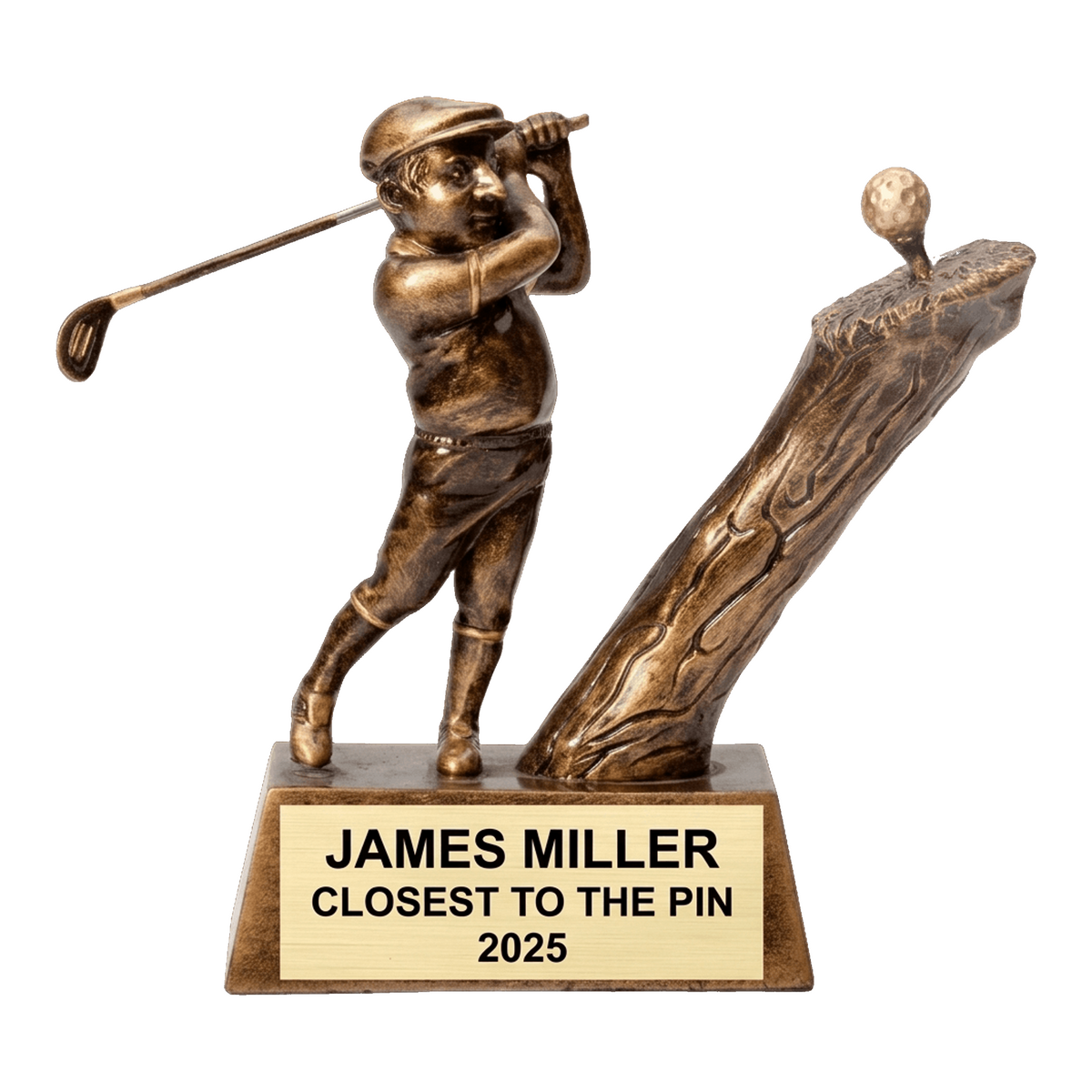 Personalized | Golf Award | Custom Engraved | Golf Trophy | Engraved Golfer | Closest Pin | Custom Award | Tournament Prize | Resin Golf