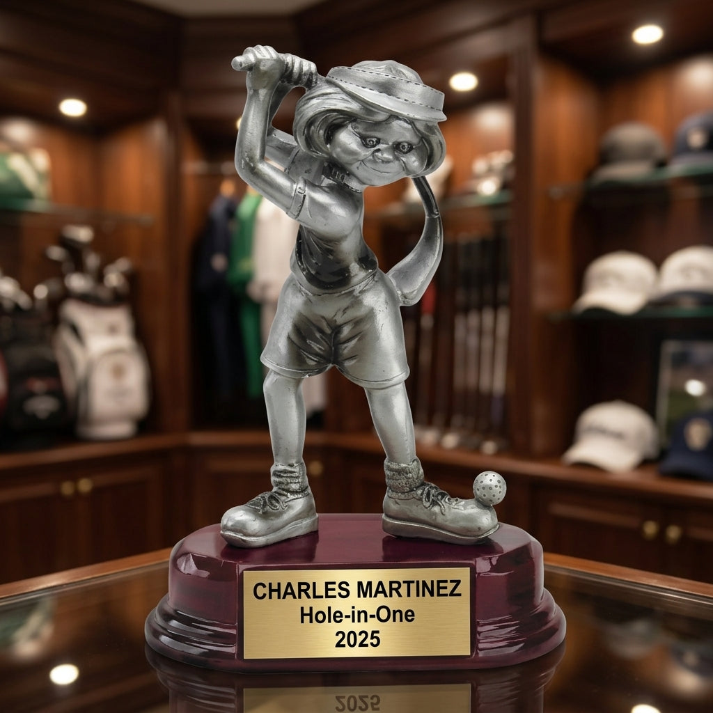 Personalized Golf Award Trophy | Custom Engraved Golfer | Golf Tournament Prize | Funny Golf Gift - View 3