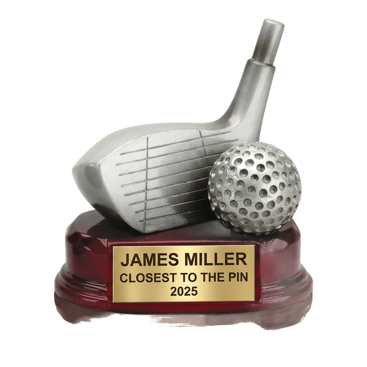 Golf Driver Trophy - Personalized Golf Award - Custom Engraved Golf Club Trophy