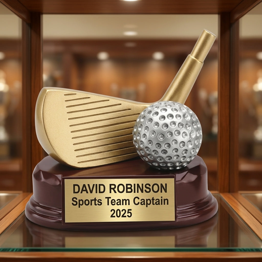 Sports Award Trophy - Personalized Golf Wedge - Custom Engraved - Team Gift - Award Ceremony - Tourn