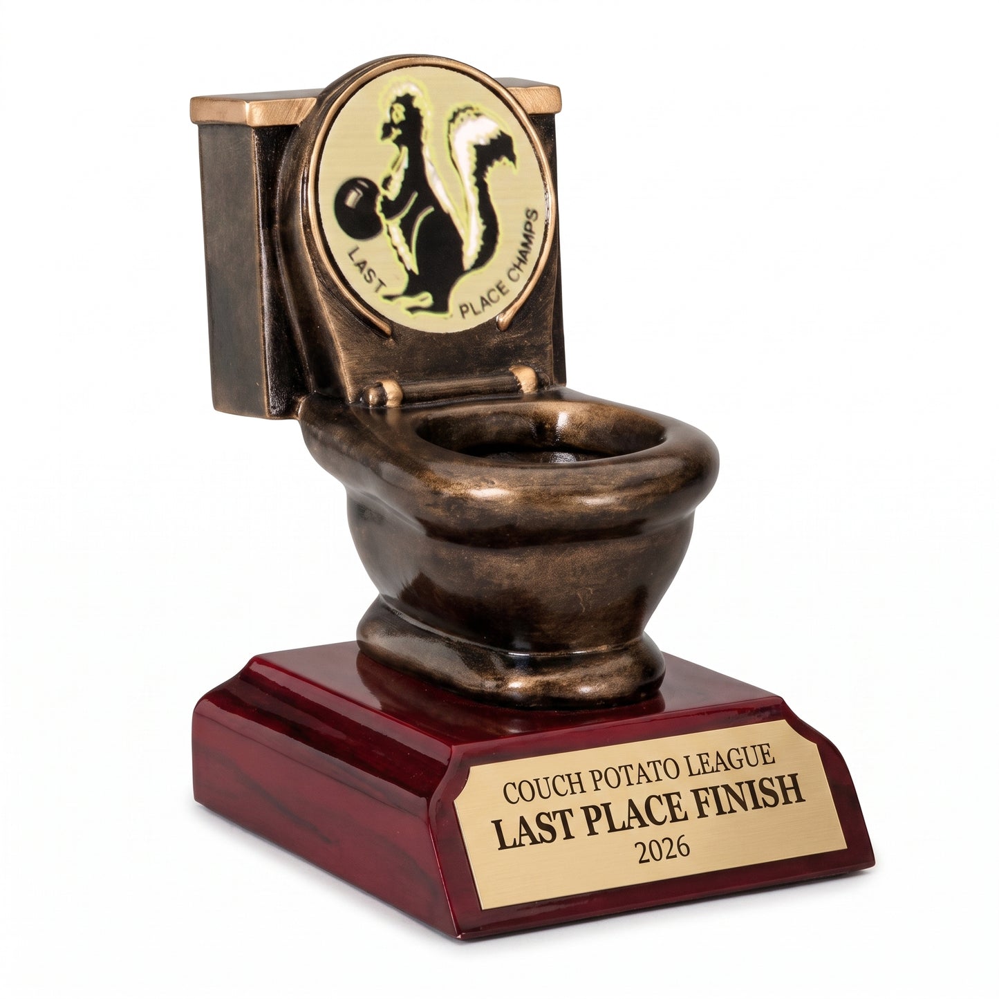 Personalized Fantasy Football Last Place Trophy - Sacko punishment trophy - view 4