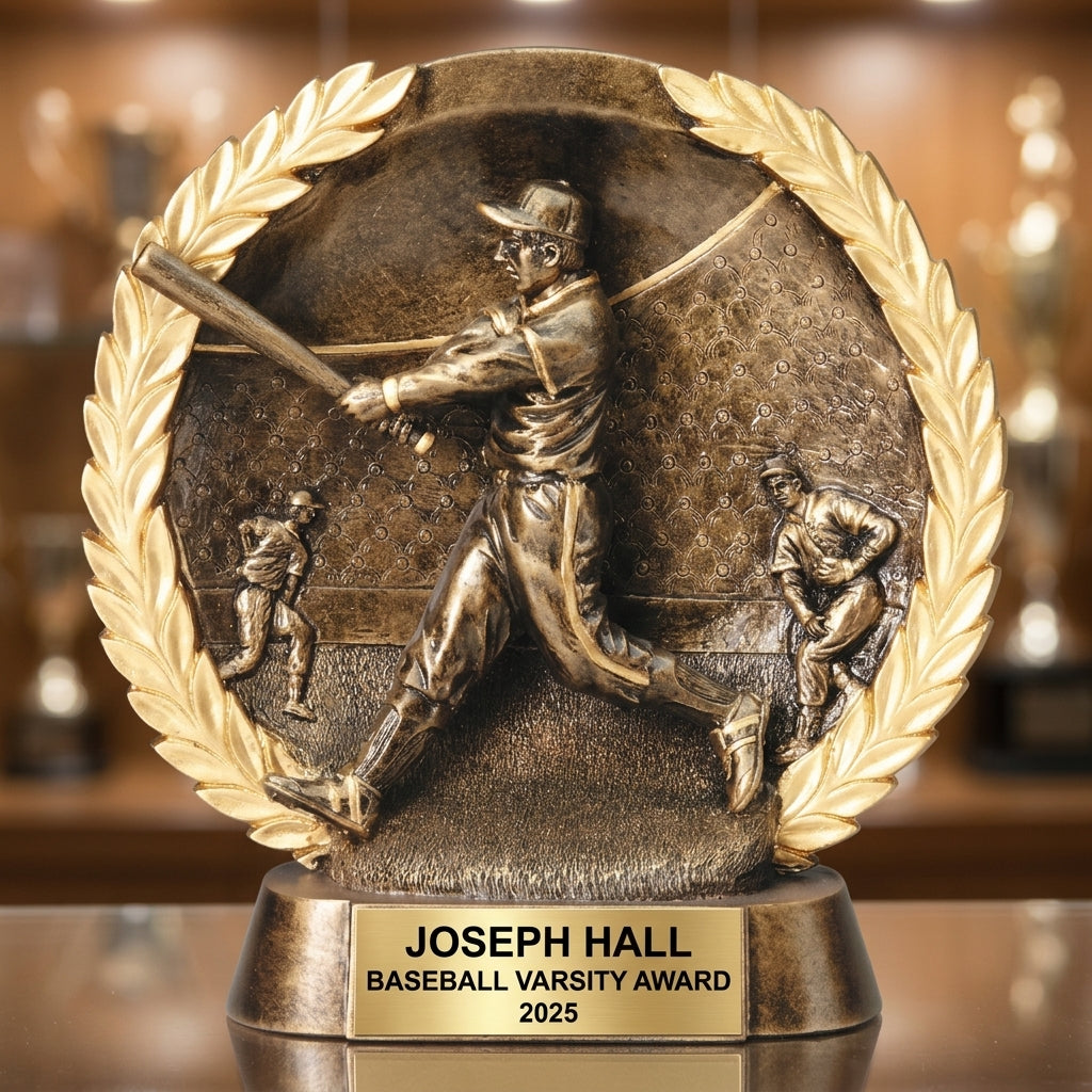 Baseball Award Trophy | Personalized Baseball Gift | Custom Engraved Baseball | MVP Award | Baseball Team Trophy | Baseball Gifts - View 1