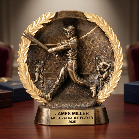 Baseball Award Trophy | Personalized Baseball Gift | Custom Engraved Baseball | MVP Award | Baseball Team Trophy | Baseball Gifts - View 2