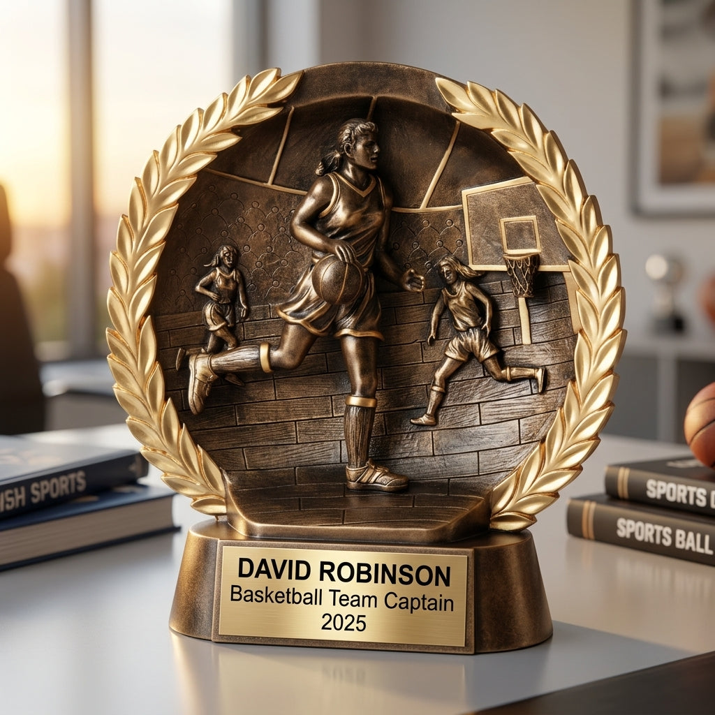 Basketball Award Trophy | Personalized | Custom Engraved | Team Trophy | Basketball Gift | Award Ceremony - View 5