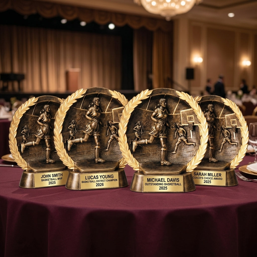 Basketball Award Trophy | Personalized | Custom Engraved | Team Trophy | Basketball Gift | Award Ceremony - View 6