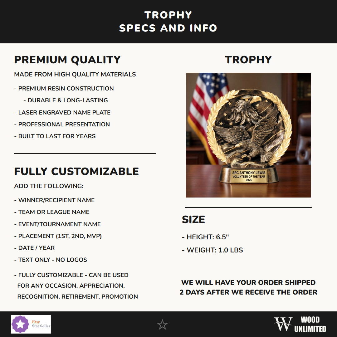 Resin Figure Award 7.5"