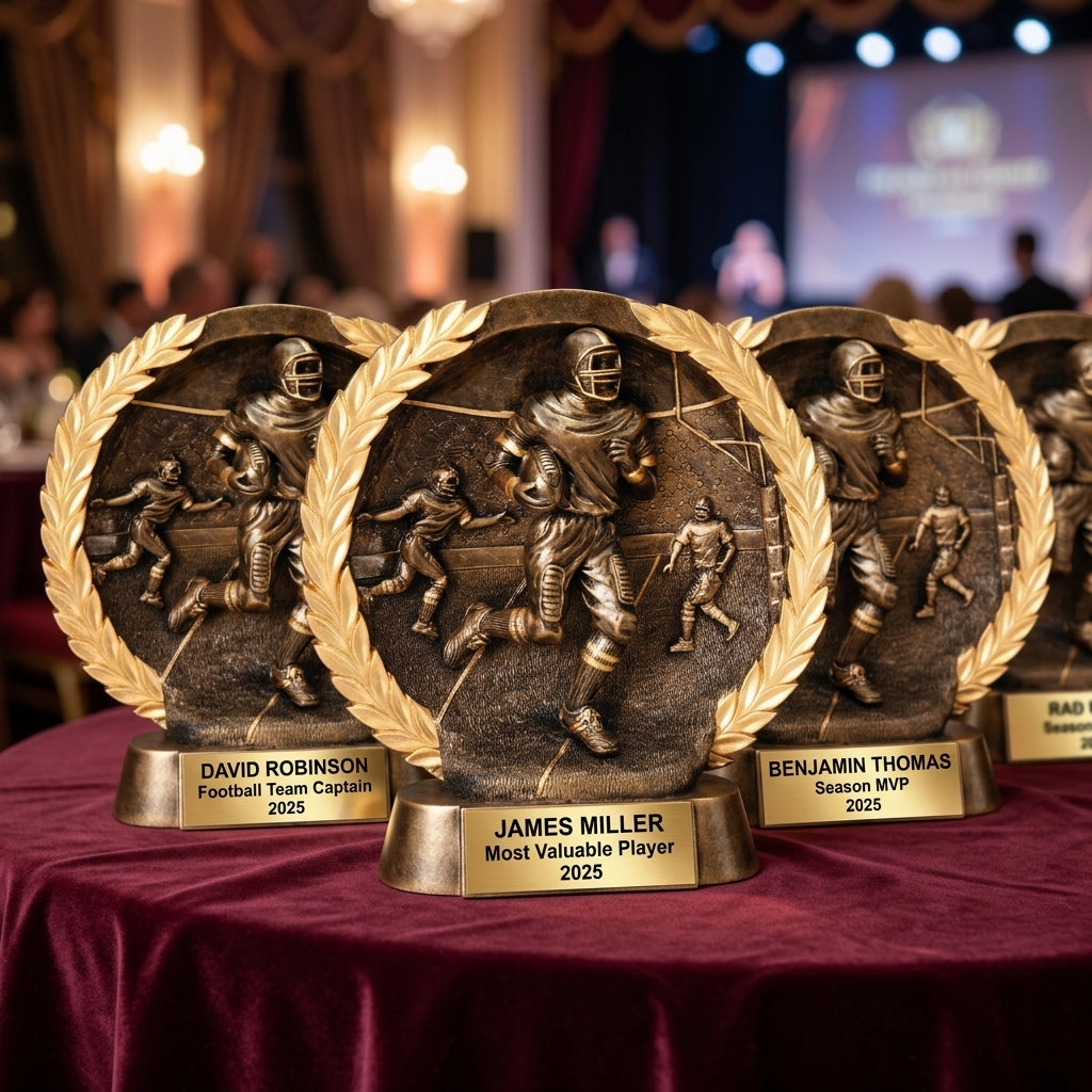 Football Award Trophy | Personalized | Custom Engraved | Football Trophy | Personalized Football Gift | Football Team Award - View 6