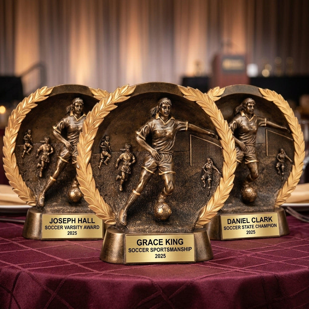 Personalized | Soccer Award | Custom Engraved | Soccer Trophy | Girls Soccer | Personalized Award | Youth Team | MVP Award | Coach Gift - View 6