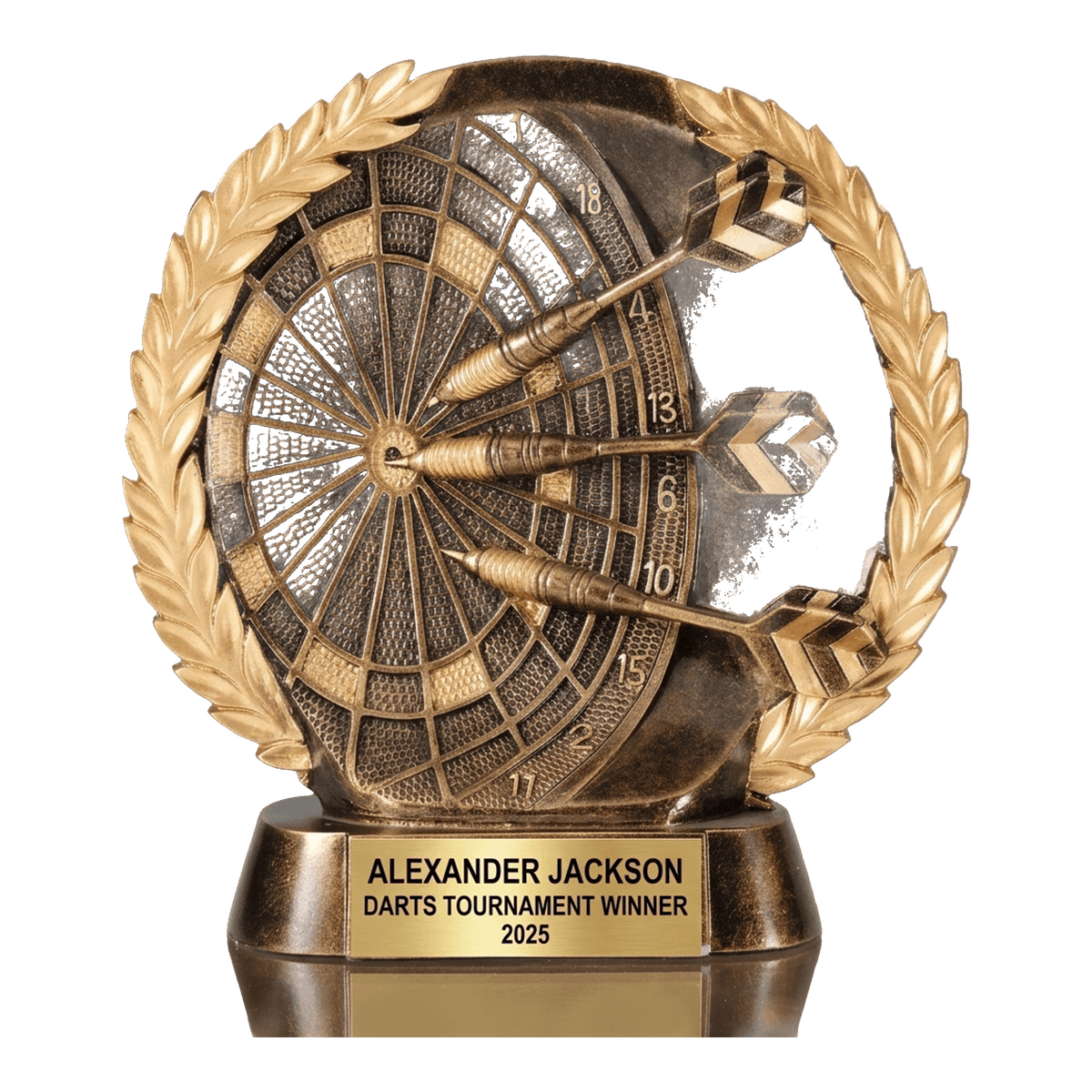 Darts Trophy Award | Personalized Darts | Custom Engraved Award | Darts Gift | Tournament Trophy