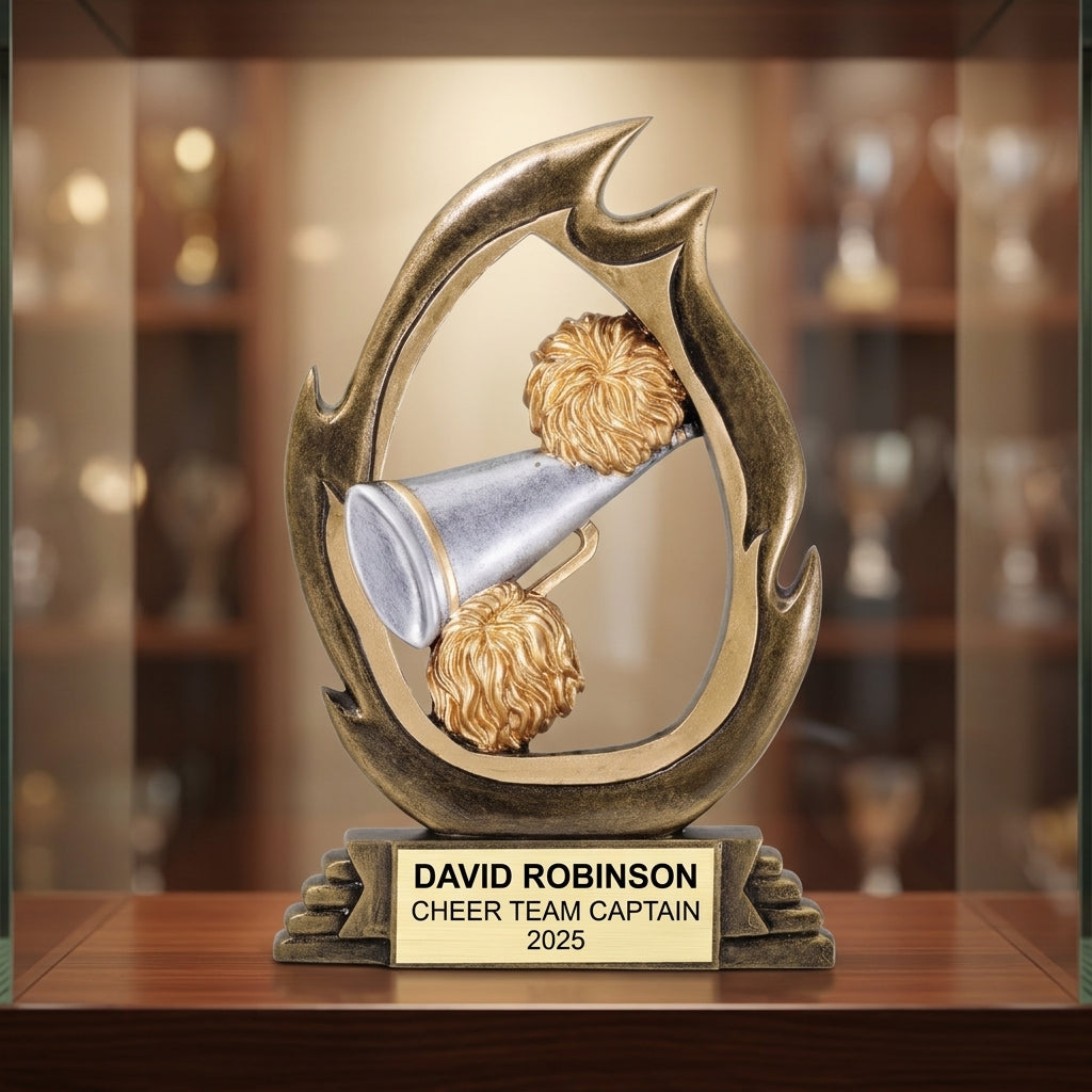 Cheer Trophy Award | Personalized Cheer Award | Custom Engraved | Cheerleading Trophy | Cheer Gift - View 1