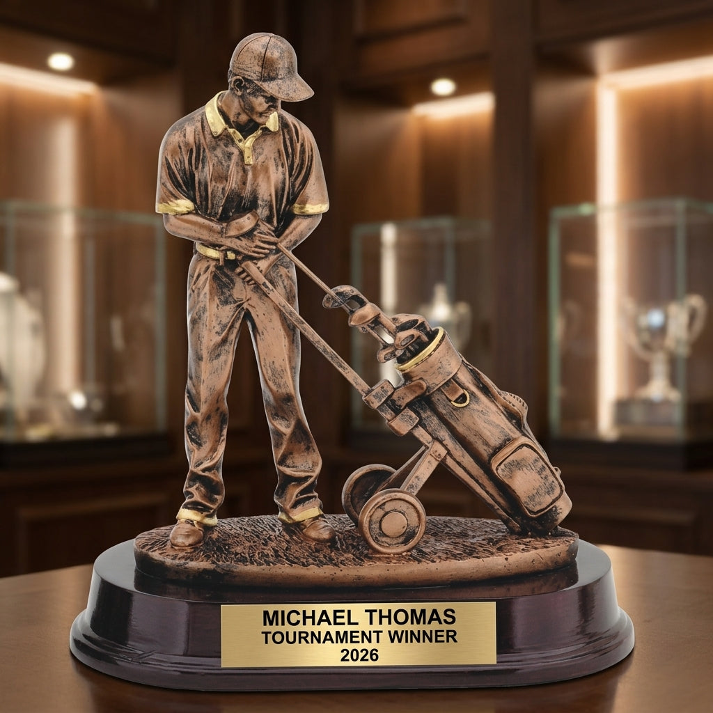 Personalized | Golf Award | Custom Engraved | Golf Trophy | Golfer Award | Personalized Golf | Engraved Trophy | Tournament Winner - View 1