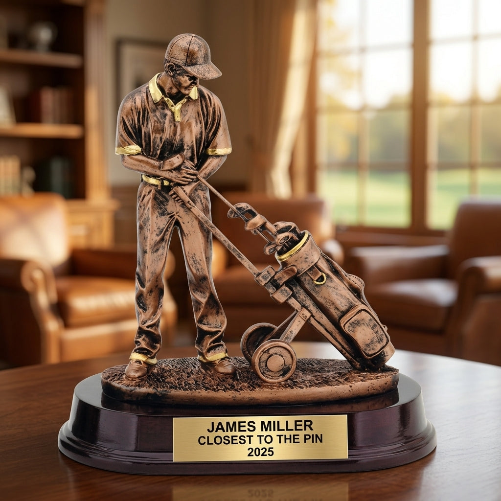 Personalized | Golf Award | Custom Engraved | Golf Trophy | Golfer Award | Personalized Golf | Engraved Trophy | Tournament Winner - View 4