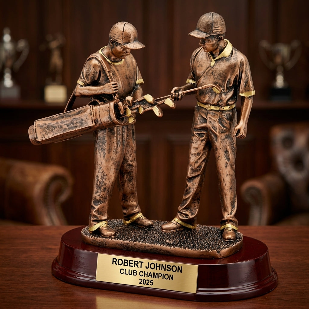 Personalized | Golf Award | Custom Engraved | Golf Trophy | Engraved Award | Golfer Caddie | Personalized Gift | Tournament Prize - View 1