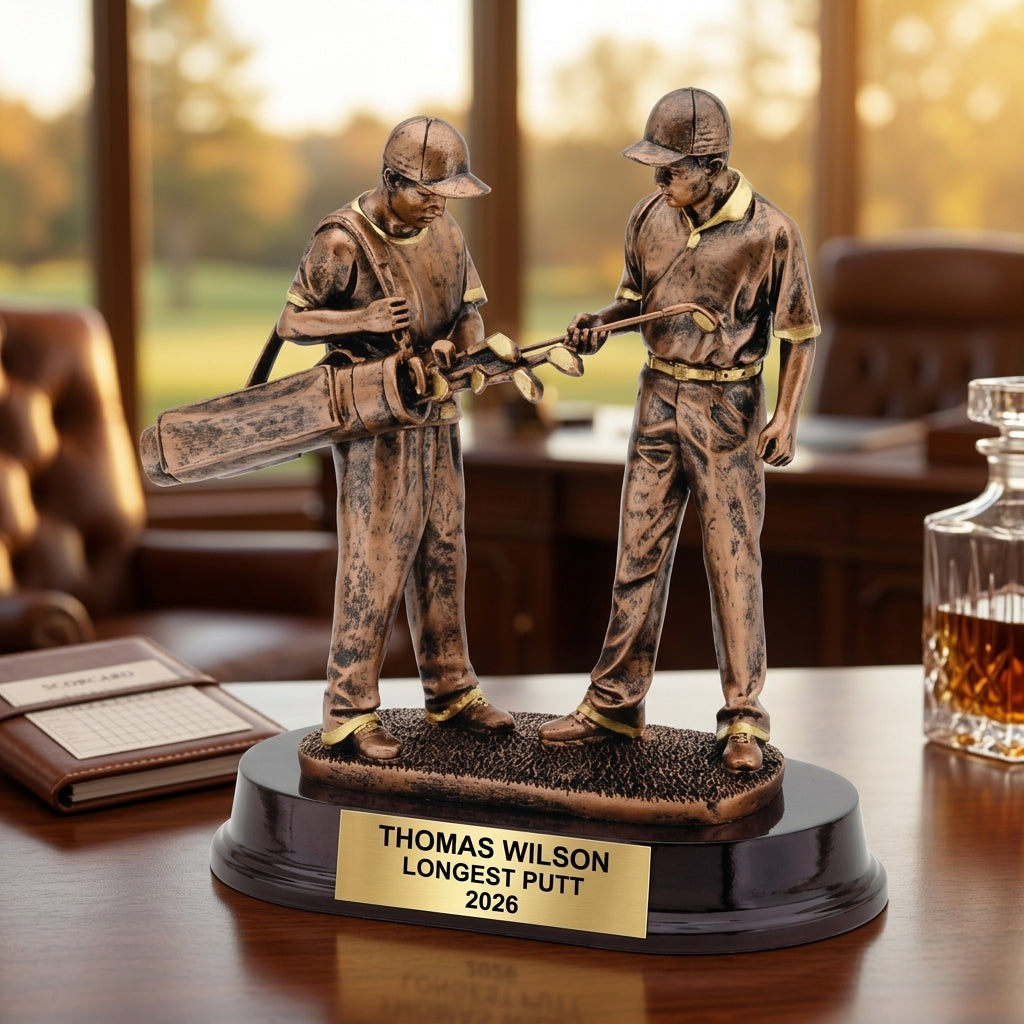 Personalized | Golf Award | Custom Engraved | Golf Trophy | Engraved Award | Golfer Caddie | Personalized Gift | Tournament Prize - View 4