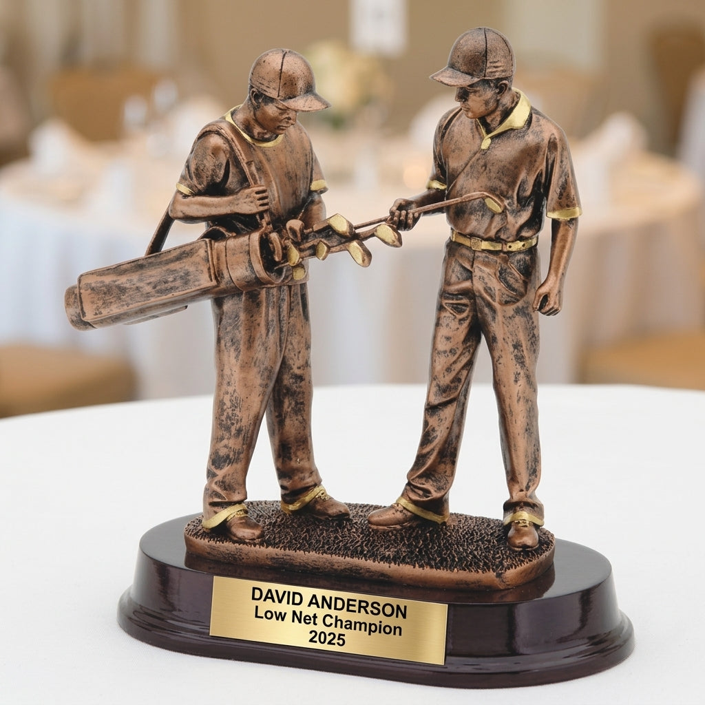 Personalized | Golf Award | Custom Engraved | Golf Trophy | Engraved Award | Golfer Caddie | Personalized Gift | Tournament Prize - View 5