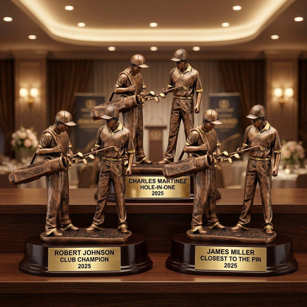 Personalized | Golf Award | Custom Engraved | Golf Trophy | Engraved Award | Golfer Caddie | Personalized Gift | Tournament Prize - View 6