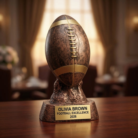 Personalized | Football Award | Custom Engraved | Football Trophy | Personalized Award | Youth Football | Team Banquet | MVP Award - View 2