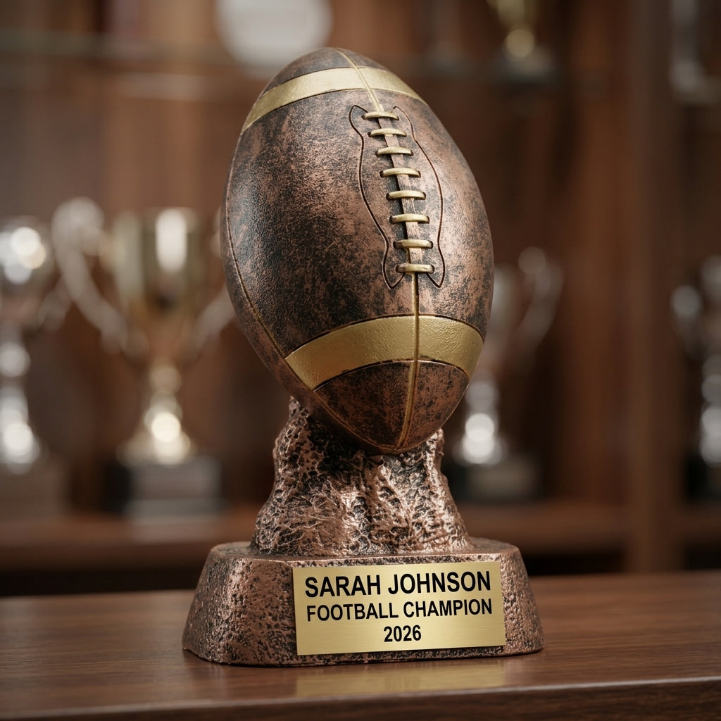 Personalized | Football Award | Custom Engraved | Football Trophy | Personalized Award | Youth Football | Team Banquet | MVP Award - View 4