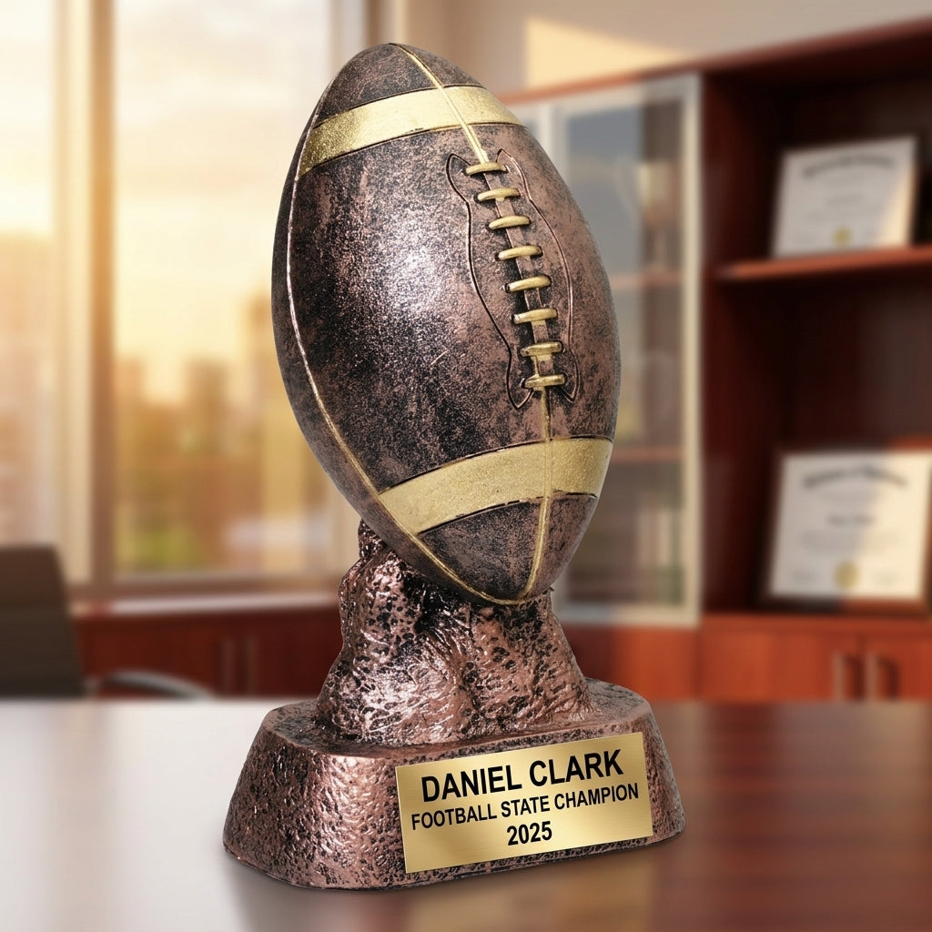 Personalized | Football Award | Custom Engraved | Football Trophy | Personalized Award | Youth Football | Team Banquet | MVP Award - View 5