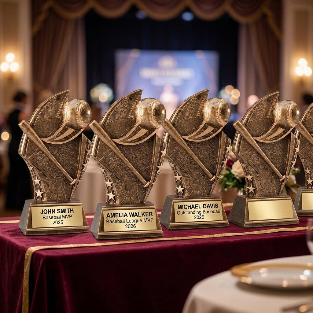 Baseball Award Trophy | Personalized | Custom Engraved | Baseball MVP Award | Team Awards | Coach Gift | Little League Trophy - View 6